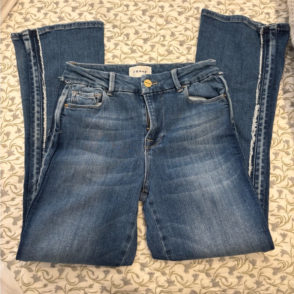 Frame Denim Women's Le Crop Mini Boot Jeans